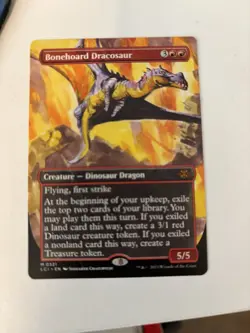 Bonehoard Dracosaur (Borderless) The Lost Caverns of Ixalan Regular - Image 1