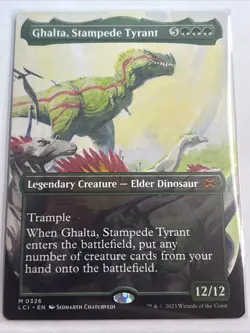 Ghalta, Stampede Tyrant (Borderless) The Lost Caverns of Ixalan Regular - Image 1