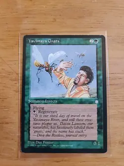 Yavimaya Gnats - Ice Age - MTG Magic - Uncommon - Green Creature - Image 1
