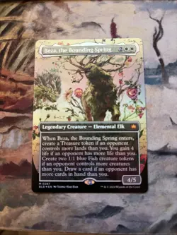 Beza, the Bounding Spring (Borderless) Bloomburrow Foil - Image 1