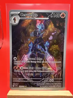 Pokemon TCG Ceruledge 197/191 IR Sv08: Surging Sparks Holo Card Mint Condition - Image 1