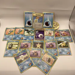 Vintage Pokemon Gym Heroes Card Lot 18 Japanese Misty’s 1999/2000 Various Sets - Image 1