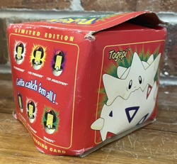 Pokemon Togepi 23k Gold-Plated Sealed Burger King 1999 Card & Ball Red Box - Image 2