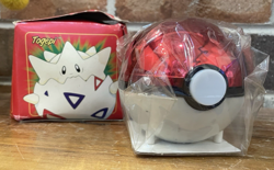 Pokemon Togepi 23k Gold-Plated Sealed Burger King 1999 Card & Ball Red Box - Image 4