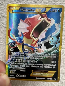 Pokemon Gyarados-EX Holo Secret Rare Card Breakpoint 123/122 Near Mint Condition - Image 1