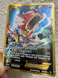Pokemon Gyarados-EX Holo Secret Rare Card Breakpoint 123/122 Near Mint Condition - Image 2