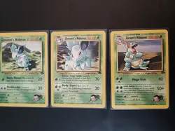 Giovanni's Nidoran 75/132 Nidorina 44/132 Nidoqueen 23/132 Pokemon Gym Challenge - Image 1