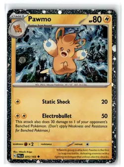 2023 Scarlet & Violet Series - Paldea Evolved Pawmo #75 Uncommon Cosmic Holo - Image 1