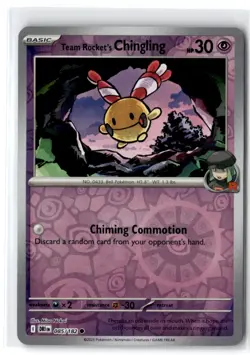 2025 Scarlet & Violet Series - Destined Rivals Team Rocket's Chingling #85 - Image 1