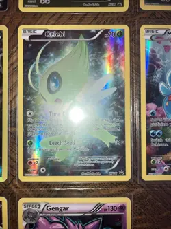 Pokemon Black And White And XY Full art Lot of 8 NM Jirachi XY112 Celebi XY111 - Image 5
