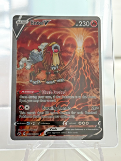 Entei V GG36/GG70 Crown Zenith: Galarian Gallery Pokemon TCG - Image 1