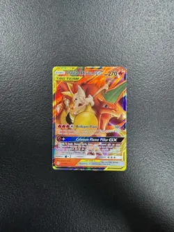 2019 Pokemon S&M Cosmic Eclipse 22/236 CHARIZARD BRAIXEN GX PSA 9 Mint - Image 1