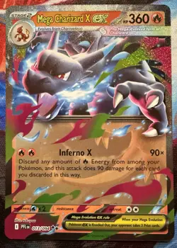 Charizard X ex 013/094 Phantasmal Flames Holo Double Rare Pokemon TCG - Image 1