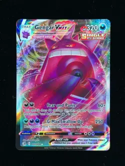Gengar Vmax 157 Pokemon Fusion Strike 2021 NM 🔥🔥🔥 - Image 1