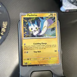 Pokemon TCG Pachirisu SVP 158 Black Star Promo - Surging Sparks | Near Mint - Image 1