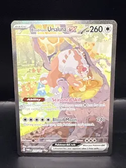 Pokemon Bloodmoon Ursaluna ex 216/167 Sv06: Twilight Masquerade Holo - Image 1
