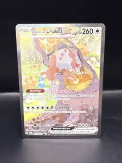 Pokemon Bloodmoon Ursaluna ex 216/167 Sv06: Twilight Masquerade Holo - Image 2