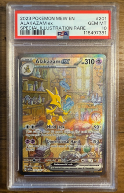2023 Pokemon Mew EN Alakazam ex Special Illustration Rare - PSA 10 - Image 1