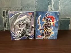Yu-Gi-Oh! Equal-Arts Figure Set - Blue-Eyes White Dragon & Chaos Soldier - KONAM - Image 1
