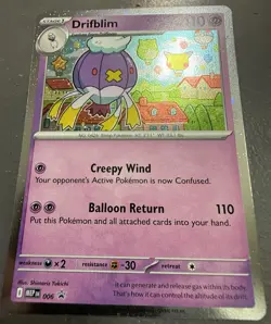 Drifloon 005 Drifblim 006 Black Star Promo 2025 Mega Evolution Pokemon Card TCG - Image 3