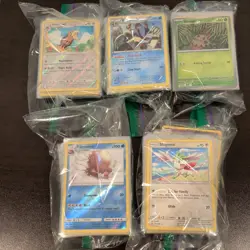 Pokemon TCG 50 Card Lot - All Sleeved! 13 GUARANTEED Holos/Rares/Promos - Gift - Image 3