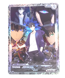 Mapniverse Solo Leveling Sung Jinwoo UR SL1E-084 Holo Anime Trading Card - Image 1
