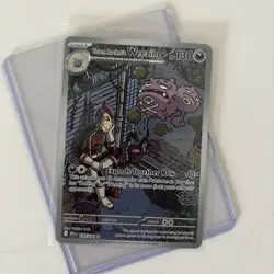 Pokemon TCG Team Rocket's Weezing Destined Rivals Illustration Rare Card 199/182 - Image 3