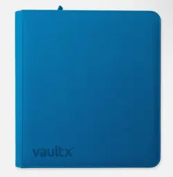 Vault X “12 Pocket” Binder Neon Blue - 480 Cards: Exo-Tec Zip Limited Edition 🔵 - Image 1