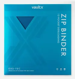 Vault X “12 Pocket” Binder Neon Blue - 480 Cards: Exo-Tec Zip Limited Edition 🔵 - Image 2
