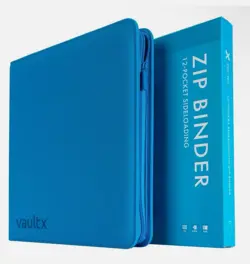 Vault X “12 Pocket” Binder Neon Blue - 480 Cards: Exo-Tec Zip Limited Edition 🔵 - Image 3