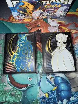 Lucario & Gardevoir Card Sleeves Mega Evolutions Elite Trainer Box ETB Pokemon - Image 1