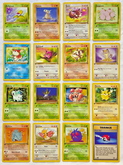 Pokemon 1st EDITION Jungle Set - Common Cards - 16 Card Lot - Near Mint to Mint! - Image 1