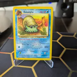 Pokemon TCG Omanyte 57/110 Uncommon Card Legendary Collection LP - Image 1