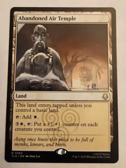 Abandoned Air Temple TLA #263 Rare Land Regular NM+ - Image 1