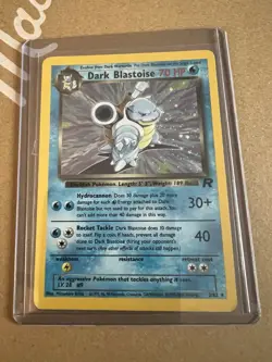 Pokemon TCG Dark Blastoise Holo Rare Card 3/82 - Excellent condition - Image 1
