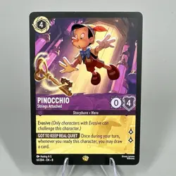 Lorcana Pinocchio Strings Attached Reign of Jafar Card 61/204 Regular NM - Image 1