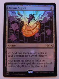 MTG English FOIL Magic Card Near Mint ARCANE SIGNET from Secret Lair Drop - Image 1