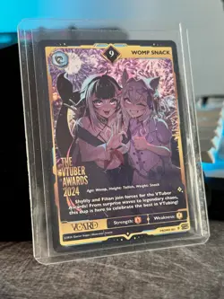 Womp Snack Vtuber Awards 2024 Promo Card - Gamersupps VCard TCG Shylily & Filian - Image 1