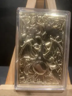 Charizard 23k Gold Plated Trading Card No.006 With COA And Poke Ball - Image 2