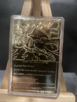 Charizard 23k Gold Plated Trading Card No.006 With COA And Poke Ball - Image 3