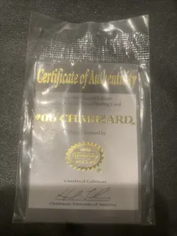 Charizard 23k Gold Plated Trading Card No.006 With COA And Poke Ball - Image 4