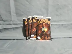 4 TOMB RAIDER COLLECTIBLE CARD GAME 8 Card Booster Pack Sealed PDN 60004 - Image 3