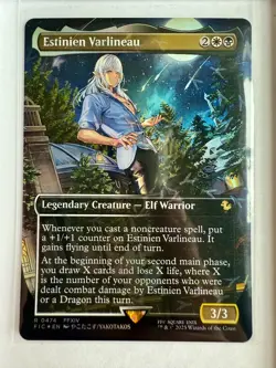 Estinien Varlineau (Borderless) (Chocobo Track Foil) MTG Final Fantasy - Image 1