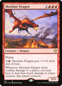Mordant Dragon [Starter Commander Decks] Magic MTG - Image 1