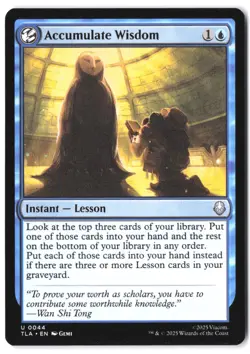 Accumulate Wisdom 44 MTG Avatar TLA NM - Image 1