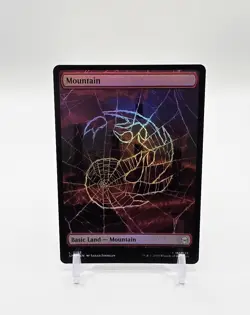 Mountain Basic Land Foil Magic The Gathering TCG Marvel's Spider-Man 192 - Image 1