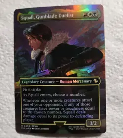Squall, Gunblade Duelist (Borderless) Final Fantasy Commander Foil - Image 1