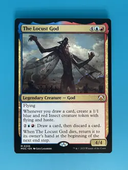 The Locust God (Near Mint) - MTG Commander: March of the Machine - MOC 335 - Image 1