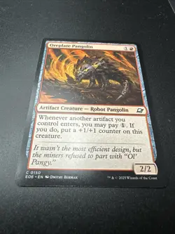 Oreplate Pangolin Foil Edge of Eternities MTG NM - Image 3