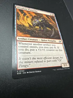 Oreplate Pangolin Foil Edge of Eternities MTG NM - Image 4